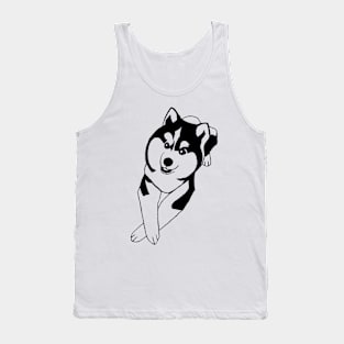 Pomsky puppy Tank Top